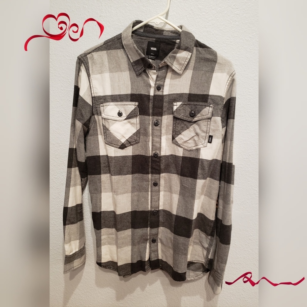 Box Flannel Vans shirt.